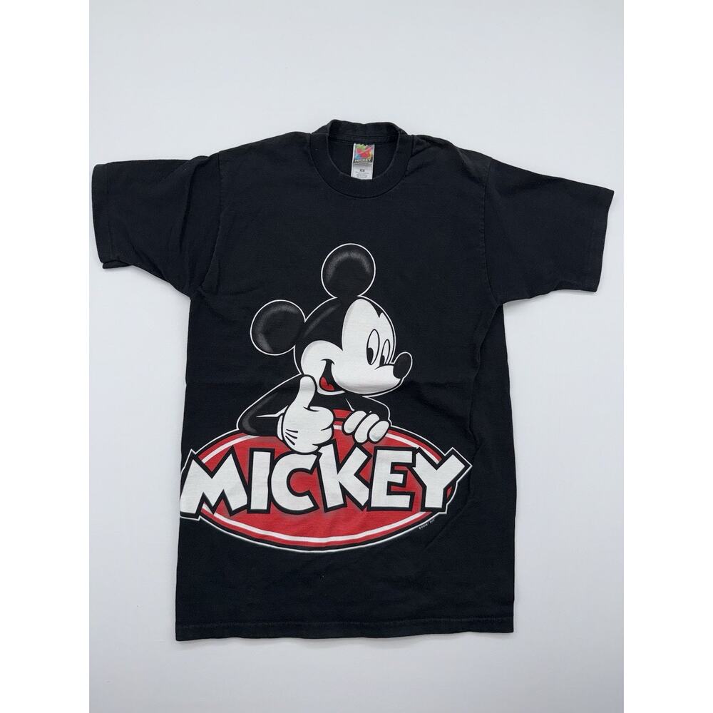 Vintage Mickey Unlimited Jerry Leigh Mickey Mouse Black T-Shirt Medium USA